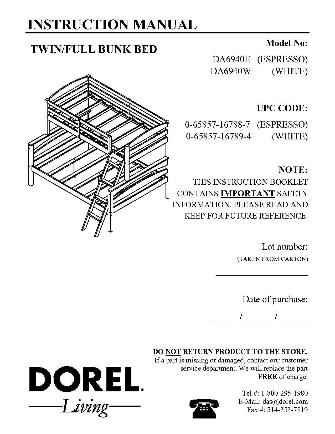 wood bunk bed instructions