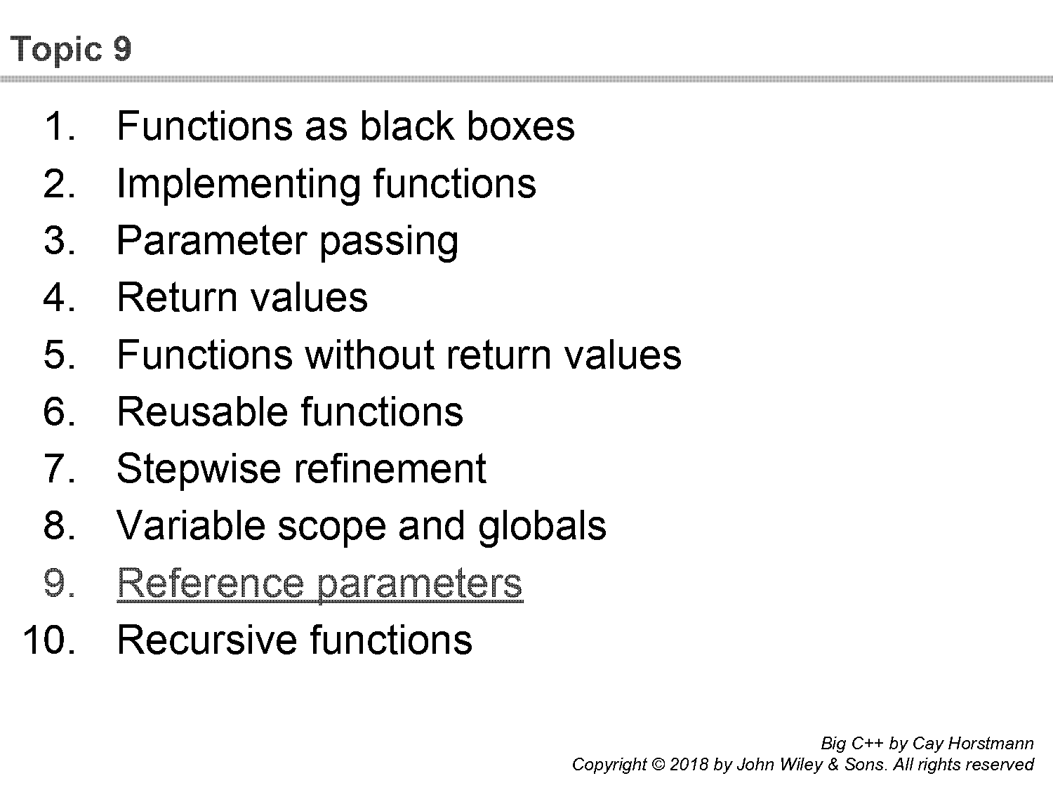 passing values by reference