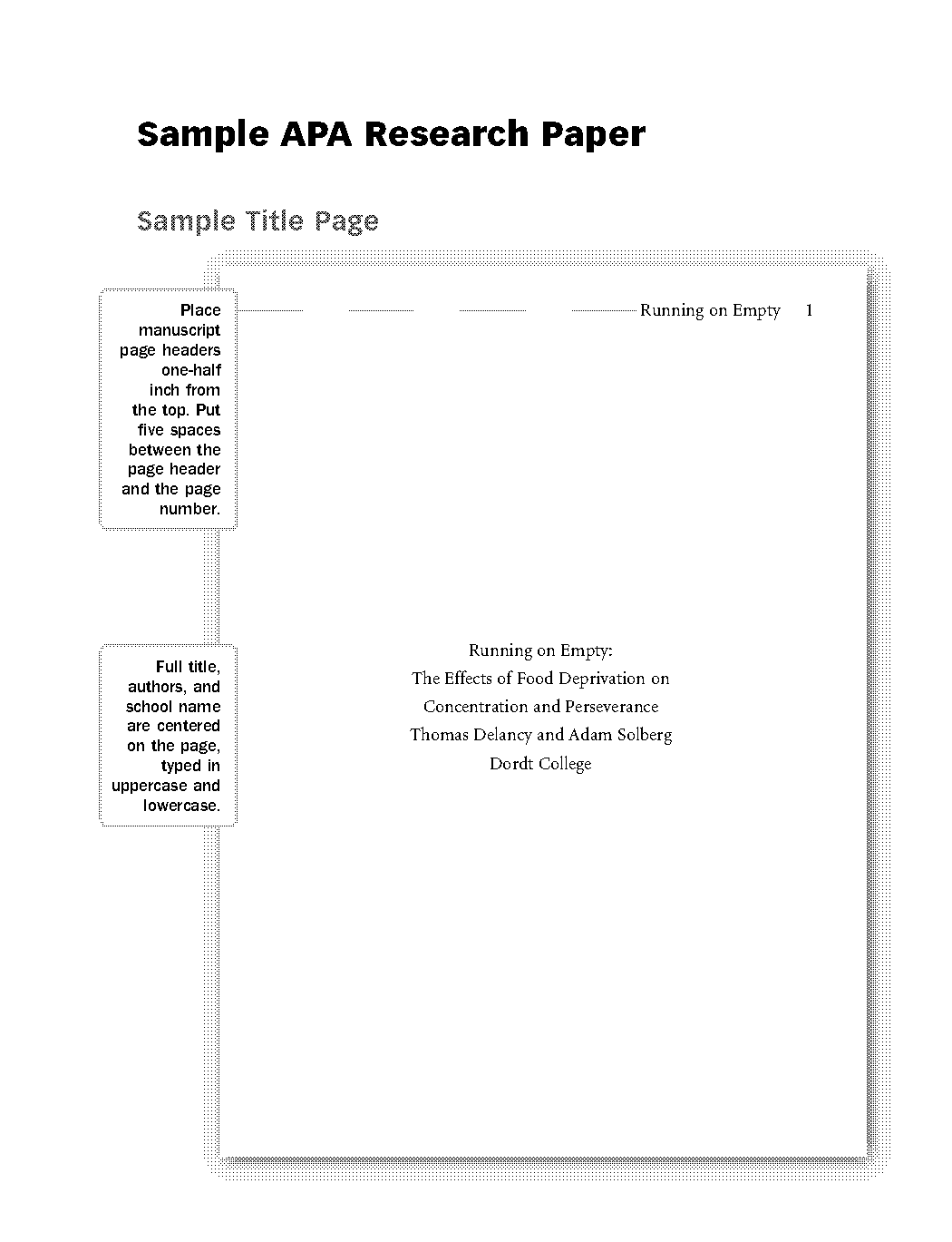 research proposal sample apa