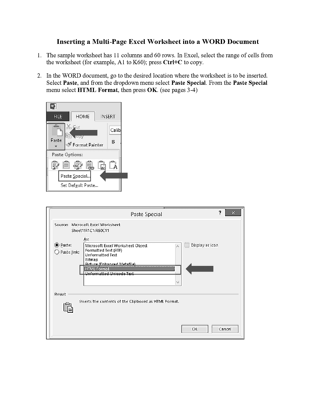 how to copy data from a word table