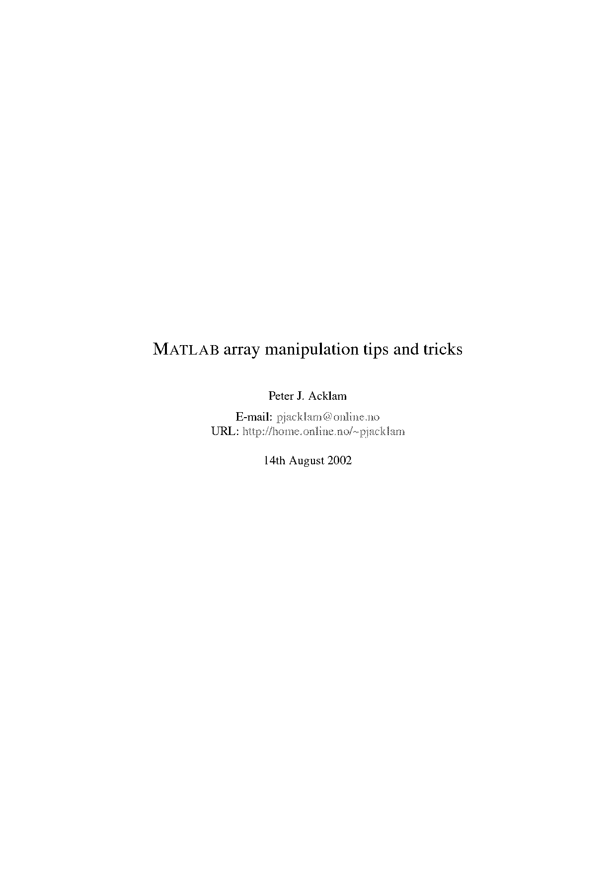 how to declare variable size array in matlab