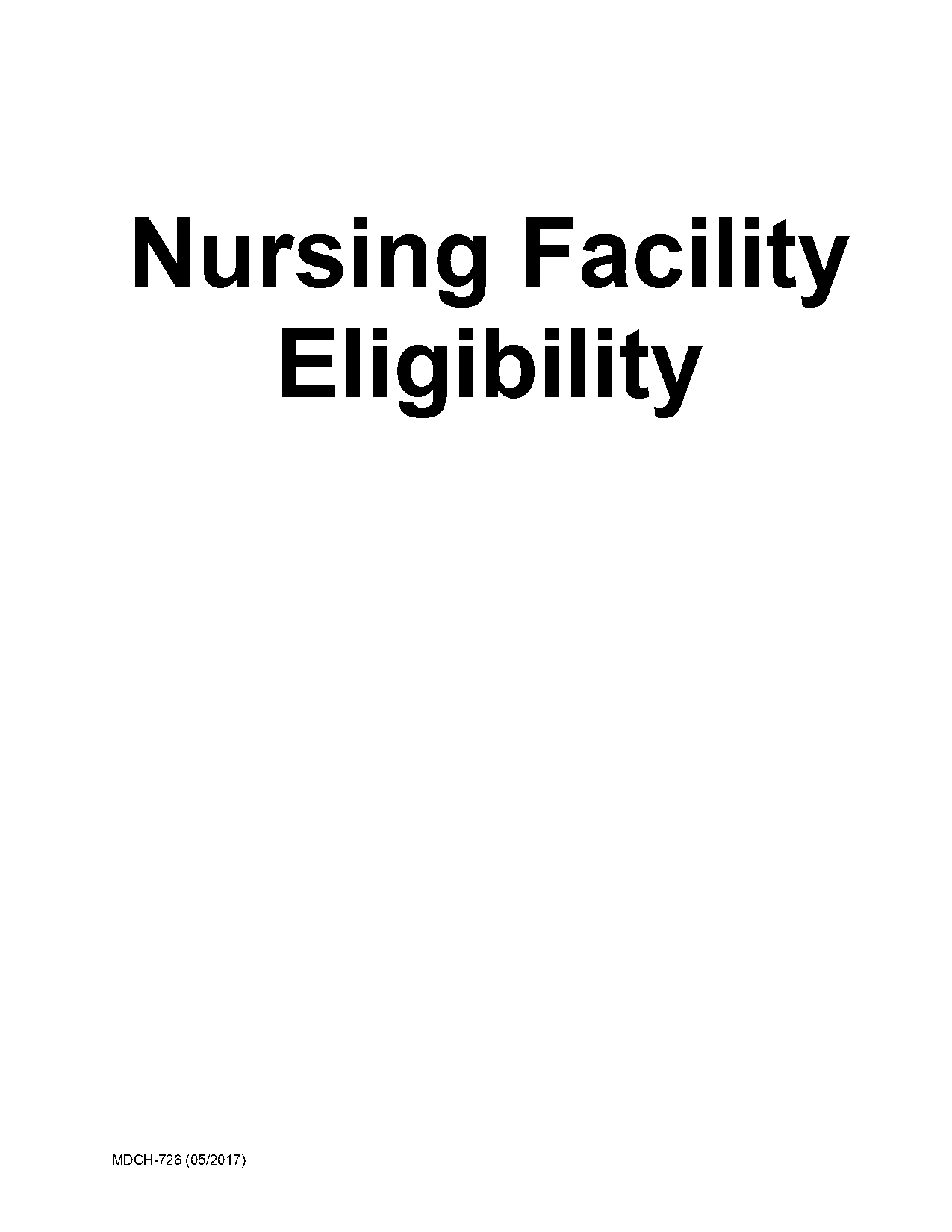 medicaid application for nursing home care michigan