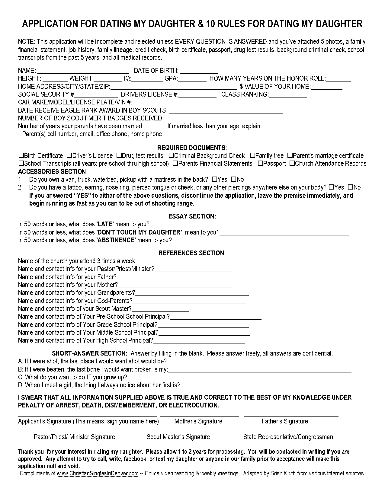 application for permission to date my daughter pdf