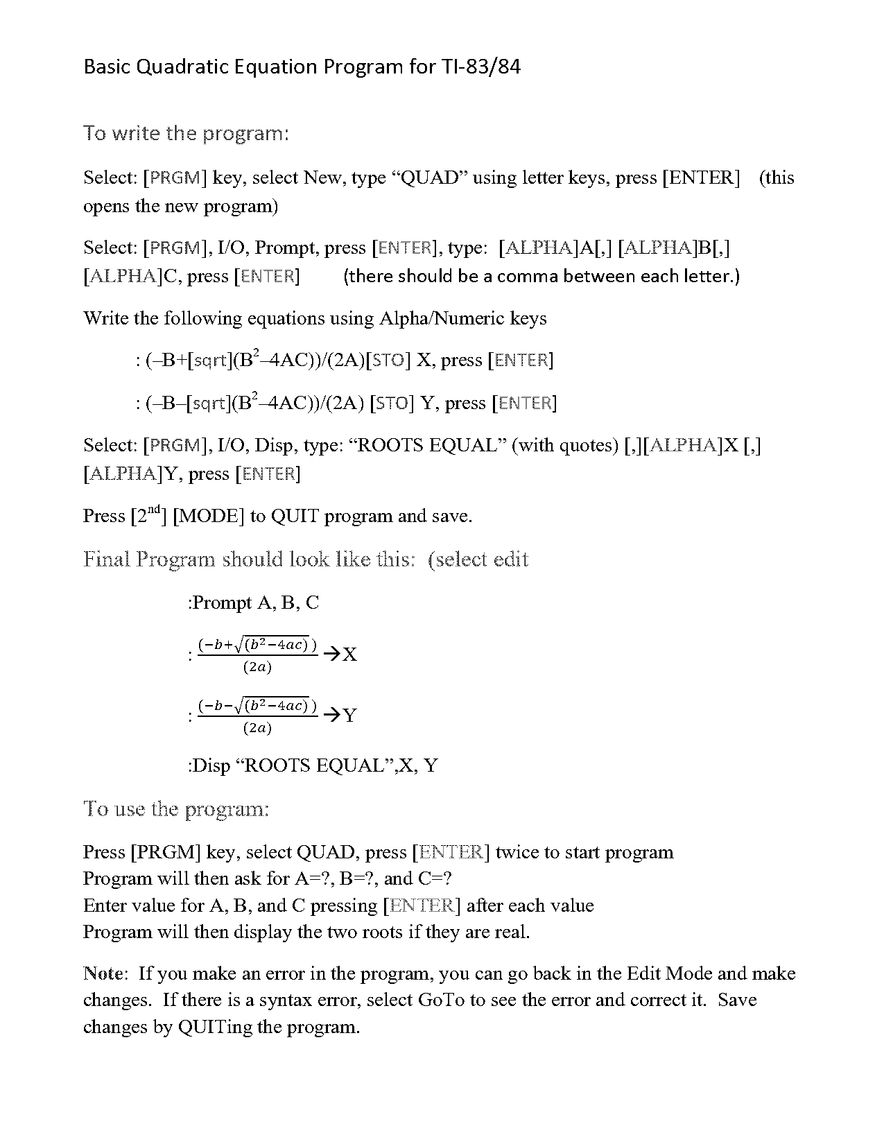 write quadratic function in standard form calculator