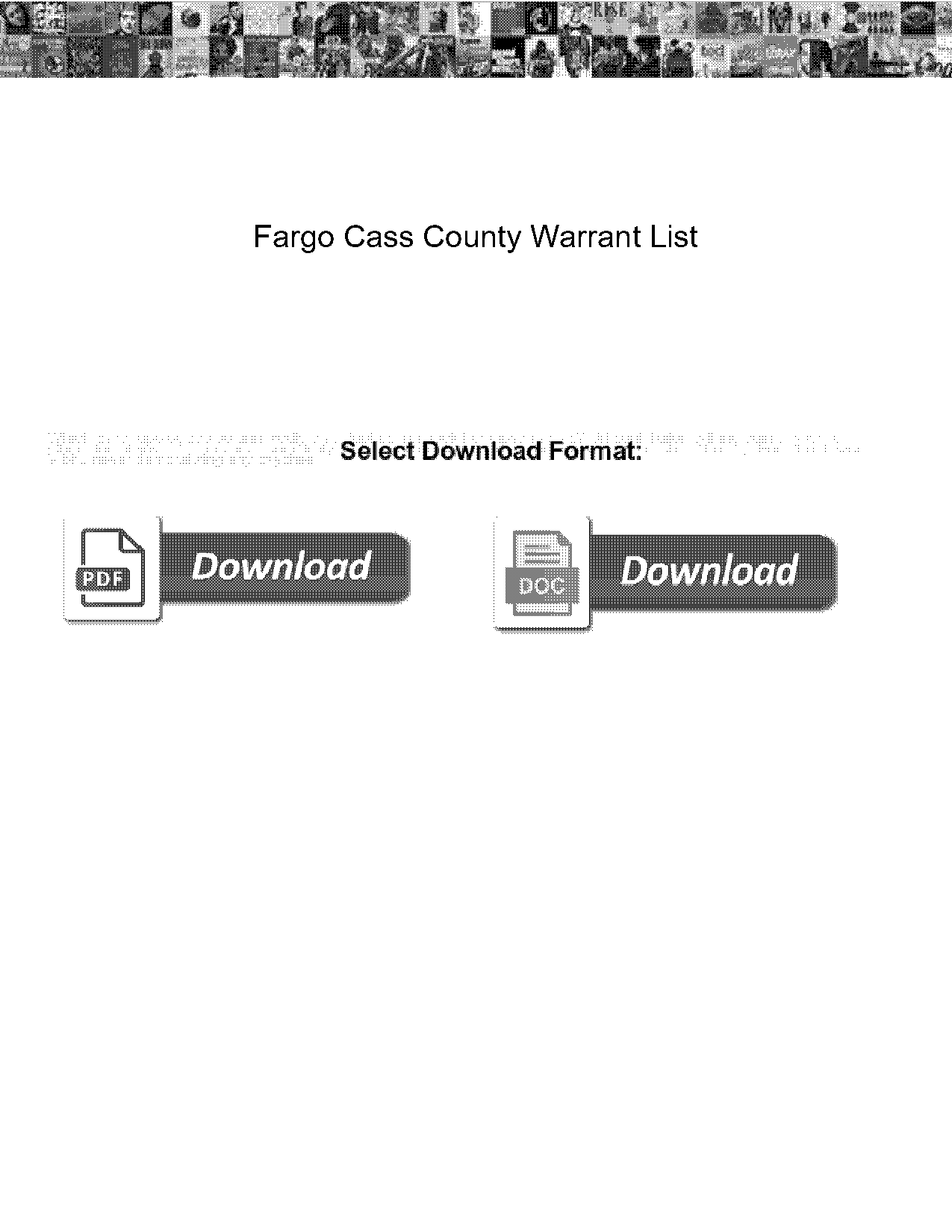 north dakota cass county warrants