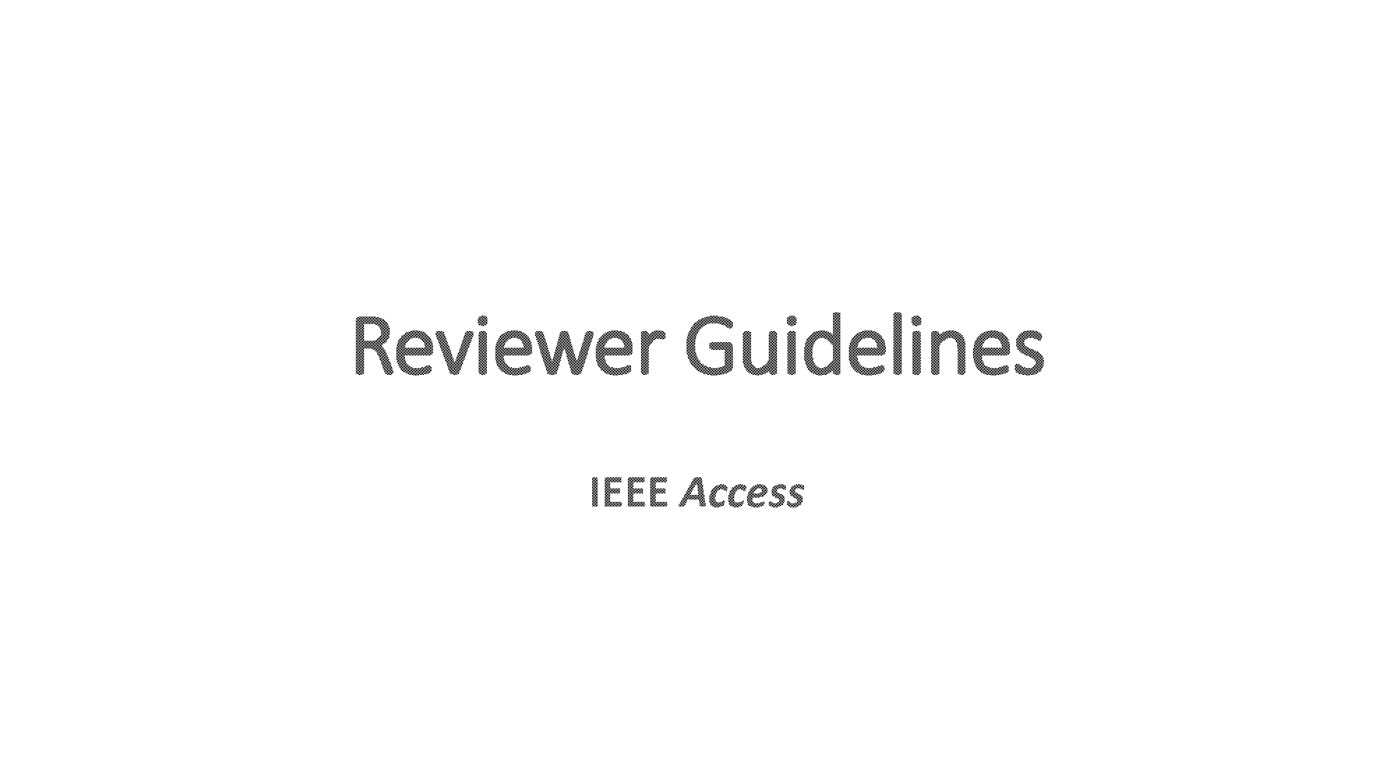 guidelines for reviewing ieee journal articles