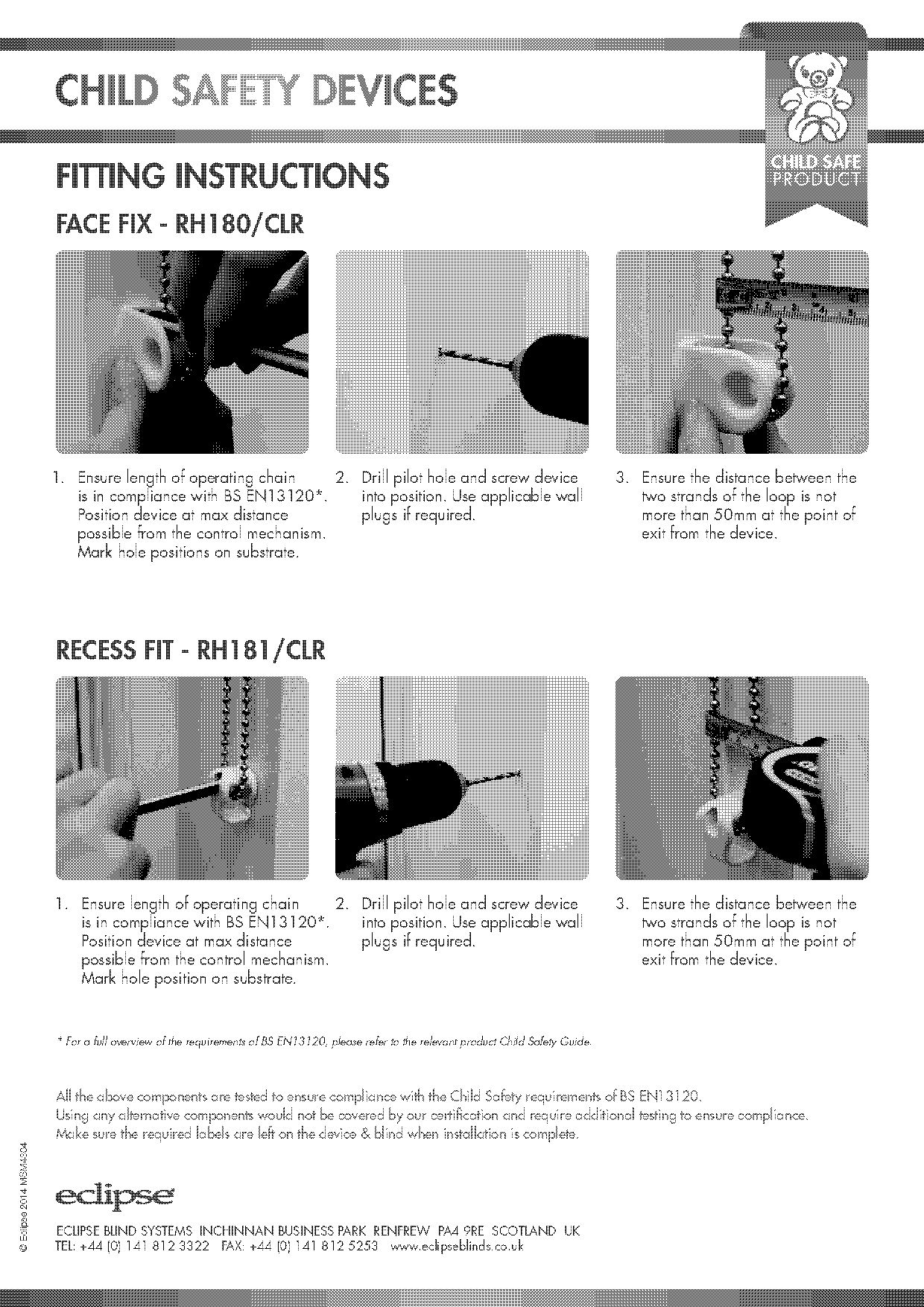 roman blind fitting instructions