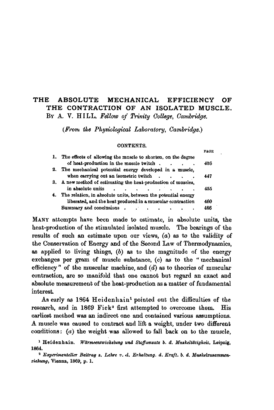 secondary energy sources for muscle contraction are