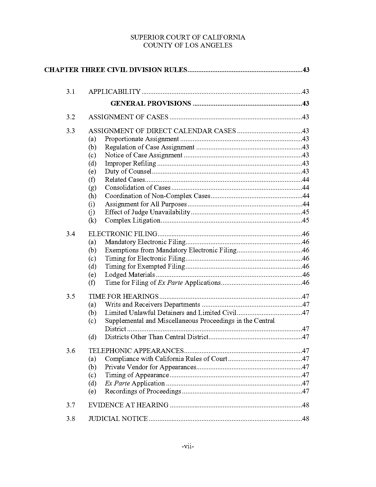 notice of change of address los angeles superior court