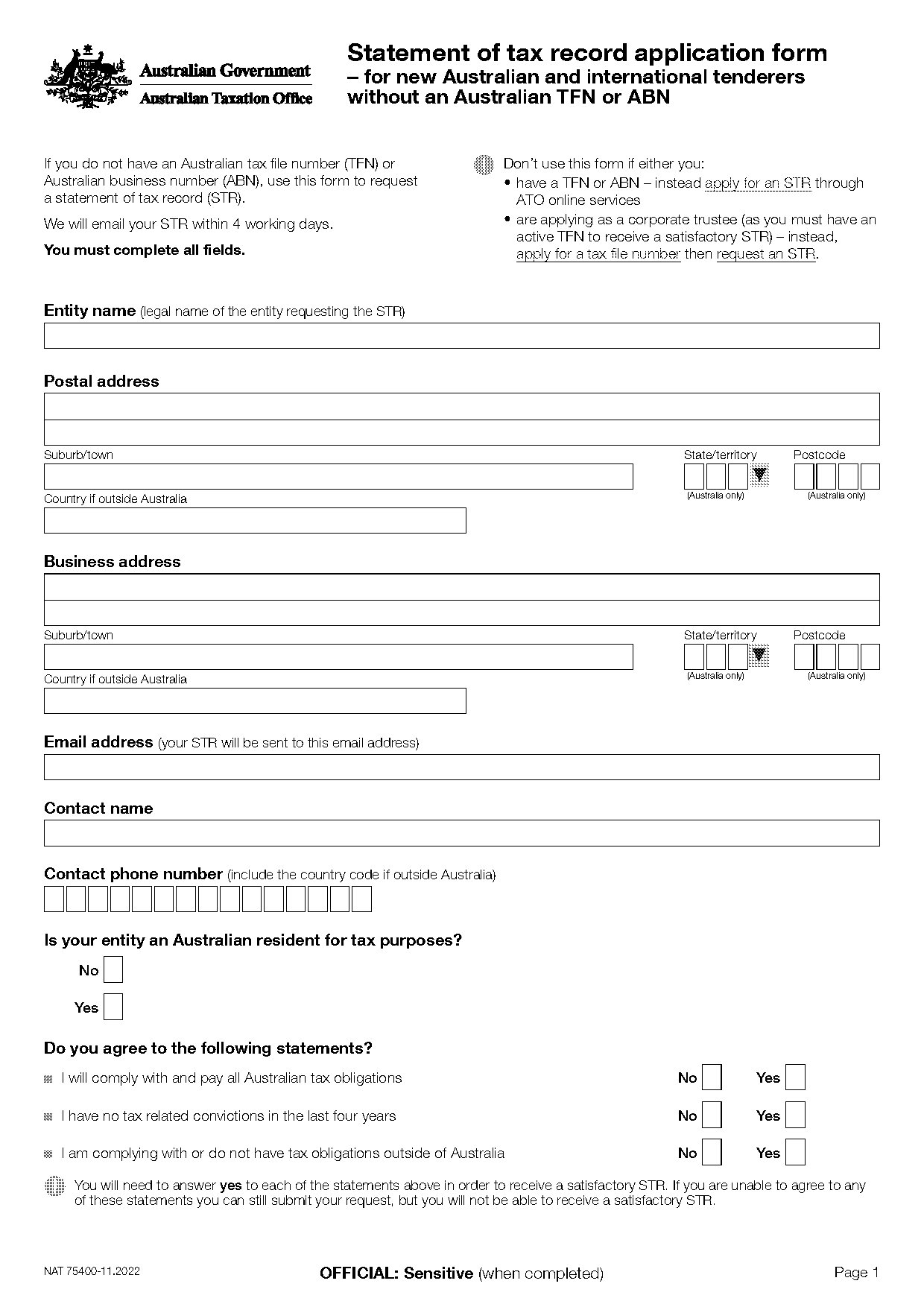 ato tax file reference number