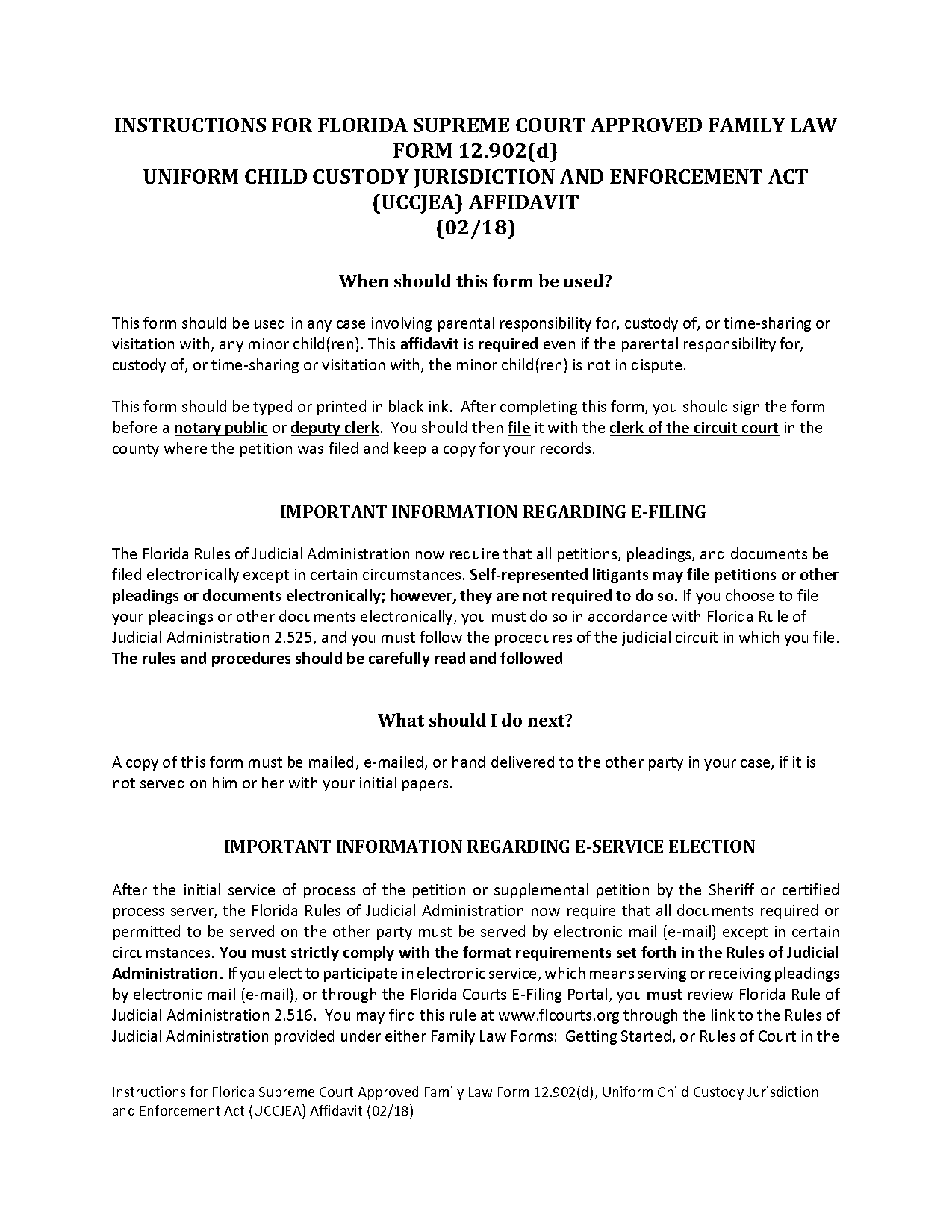 affidavit of guardianship word format