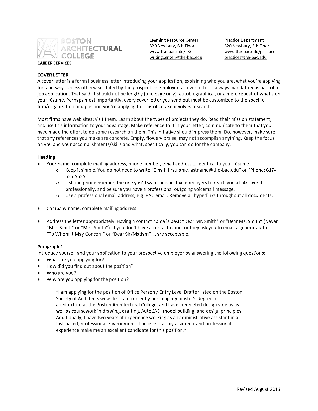 cover letter for administrative assistant job application