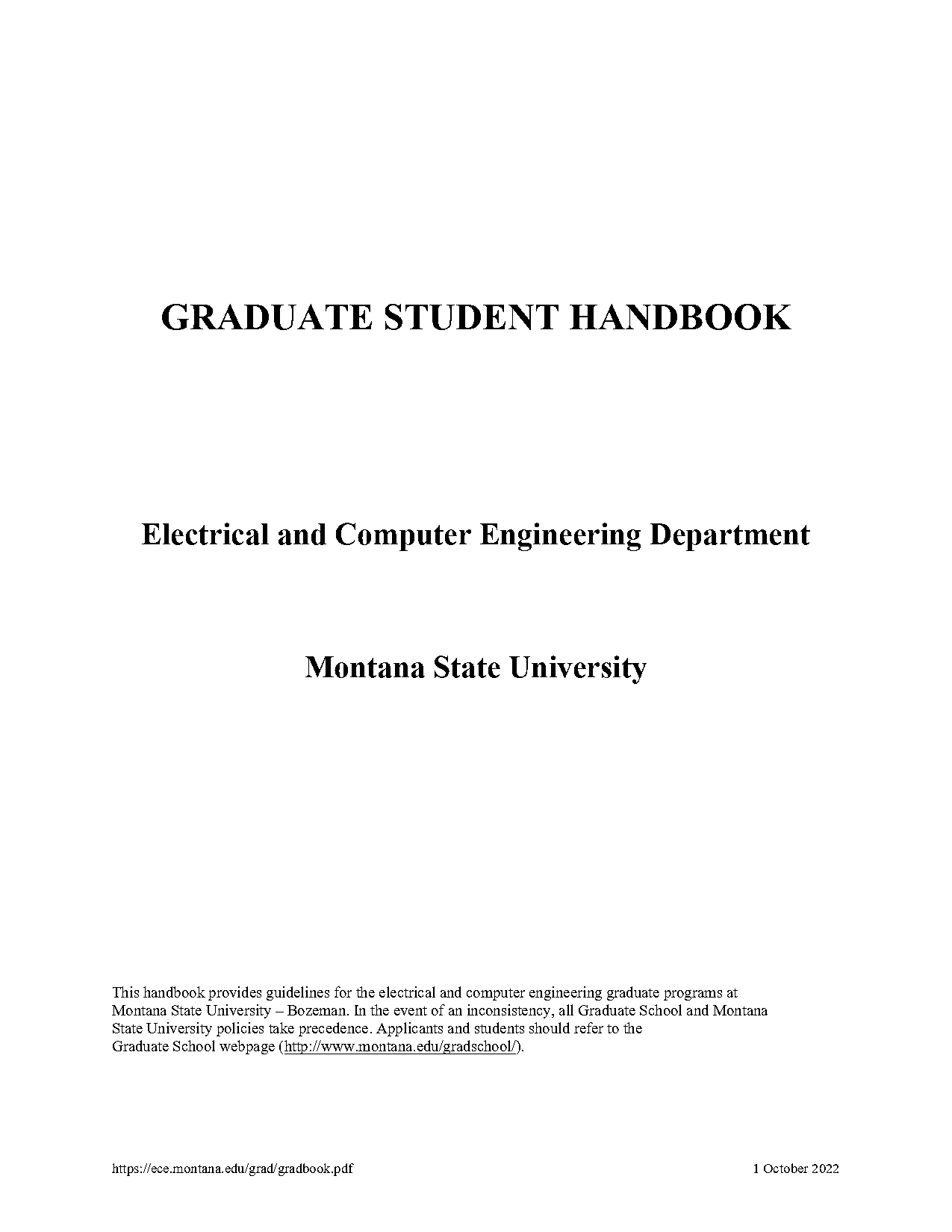 wisc ece graduate handbook