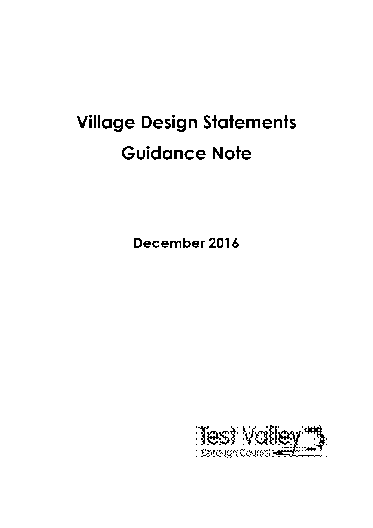 village design statement template