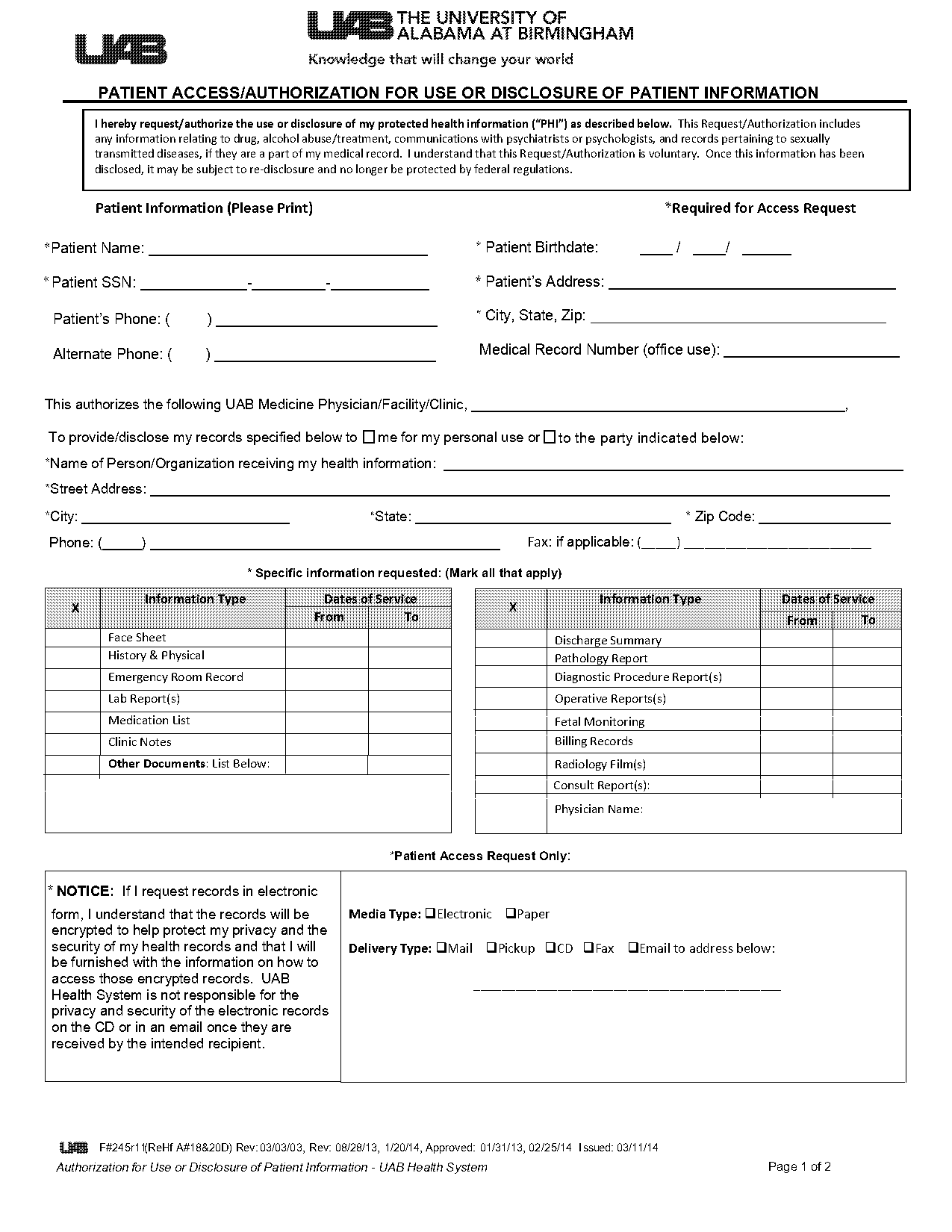 uab access control request form