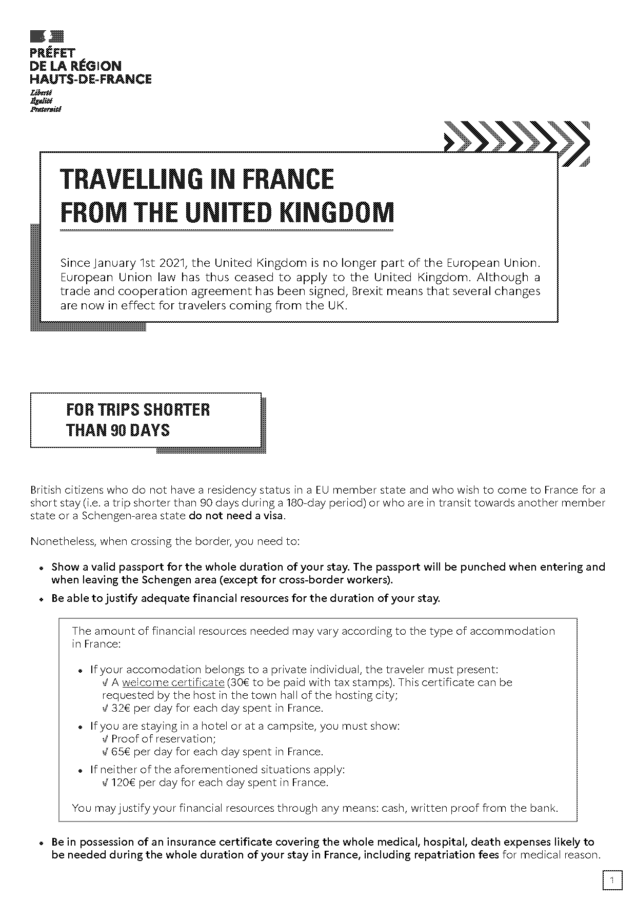 uk travel to france passport requirements