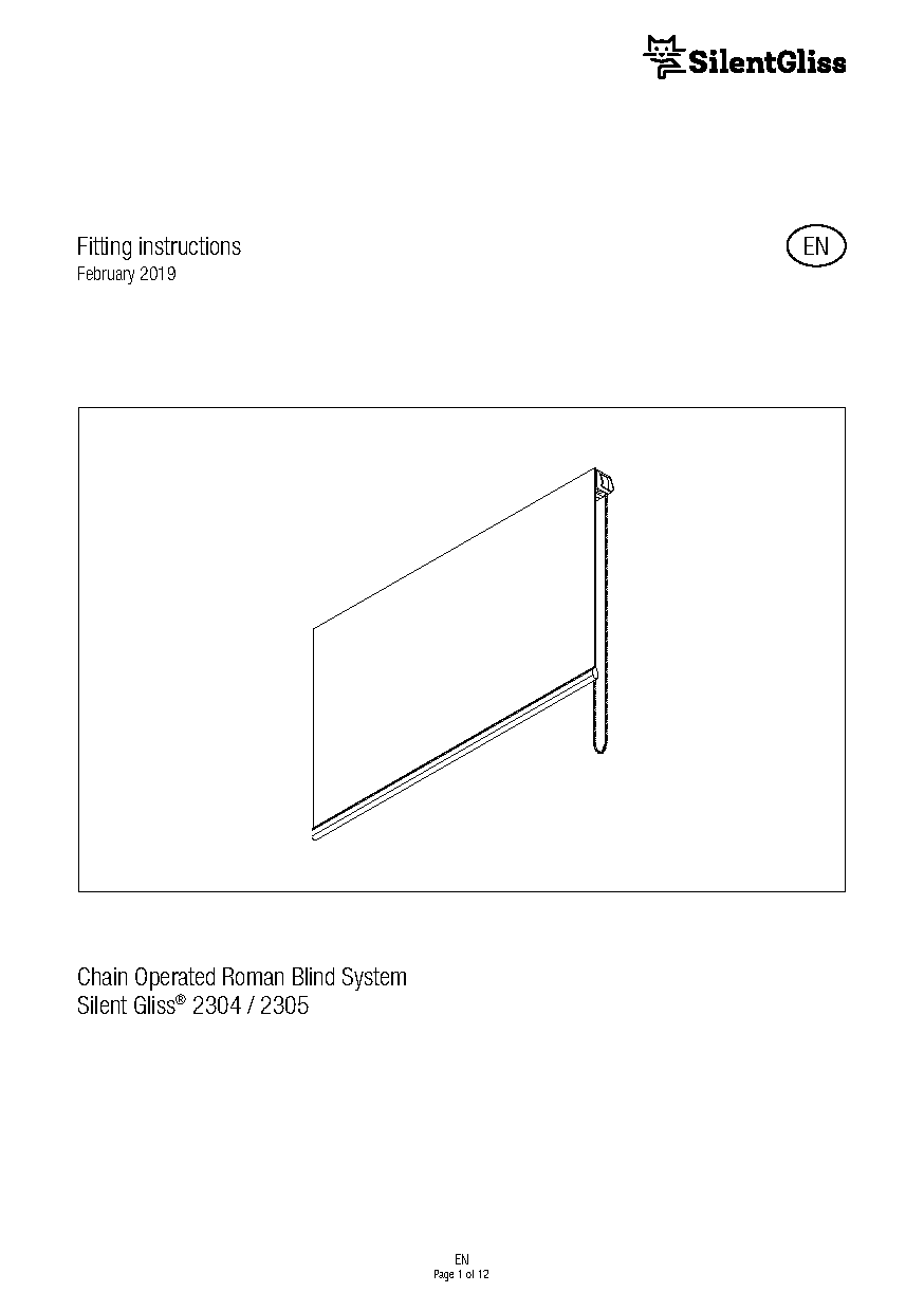 roman blind fitting instructions