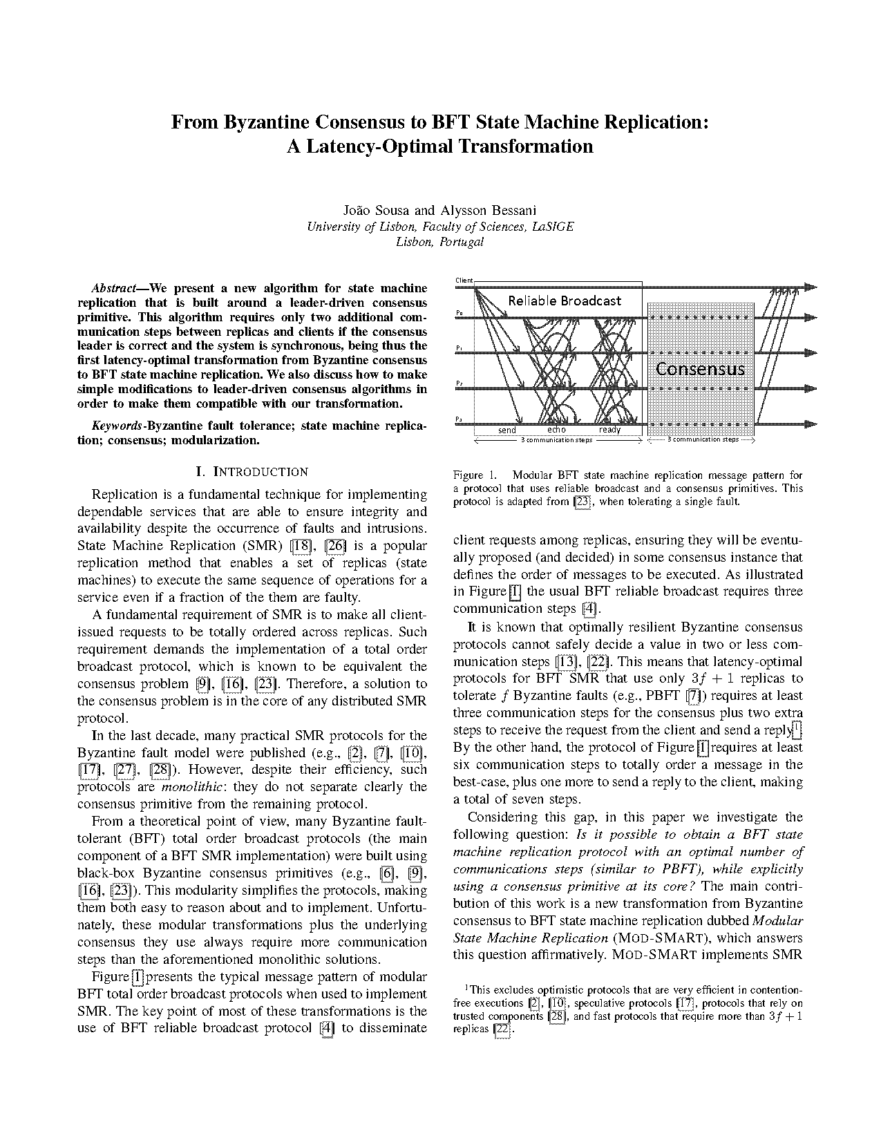 a simple totally ordered broadcast protocol