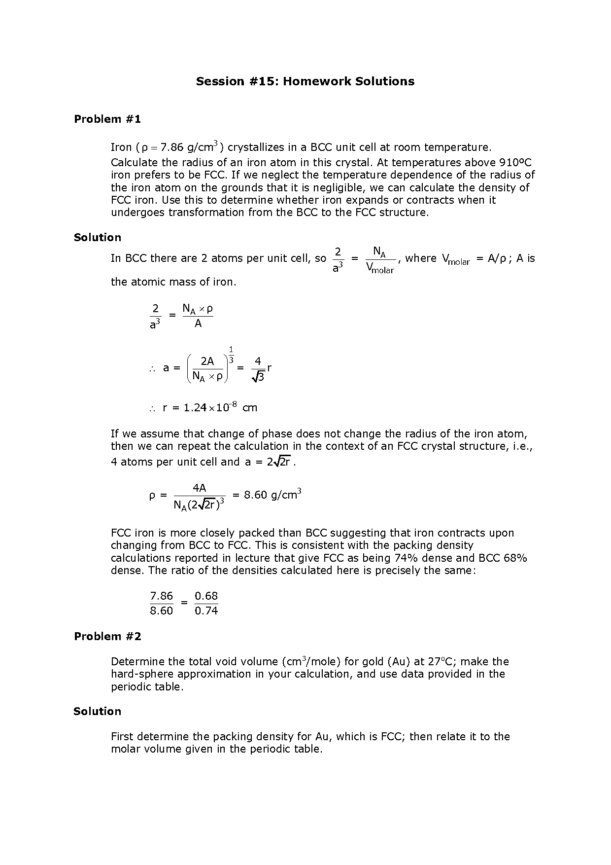 density problems with solutions pdf