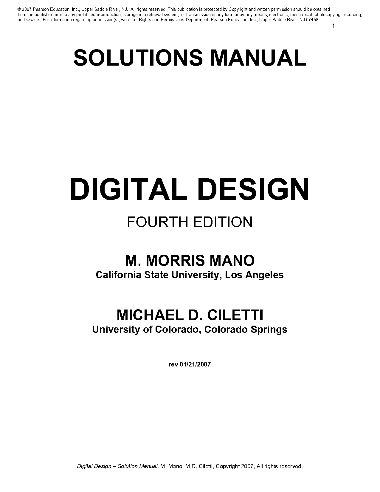 computer system architecture mano solutions pdf