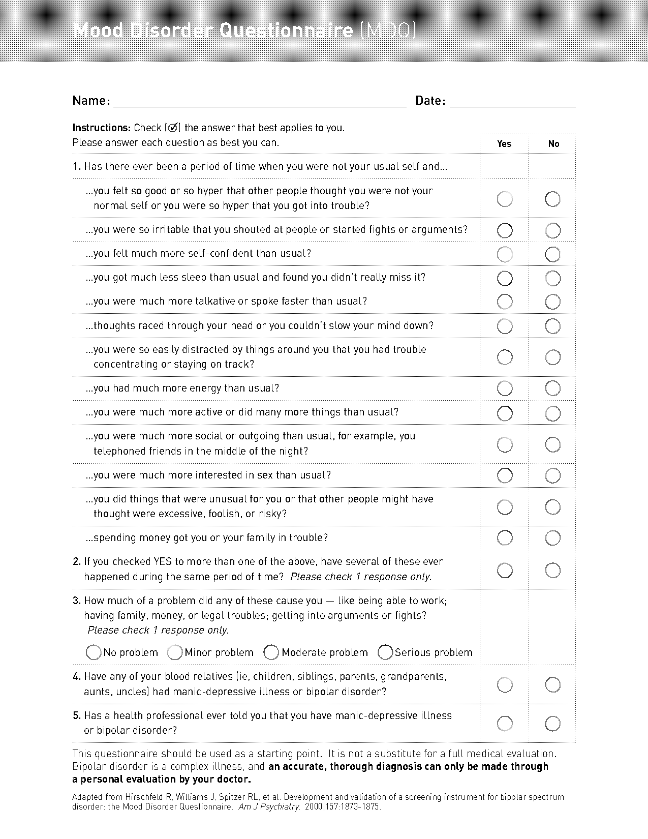 mood screening questionnaire printable