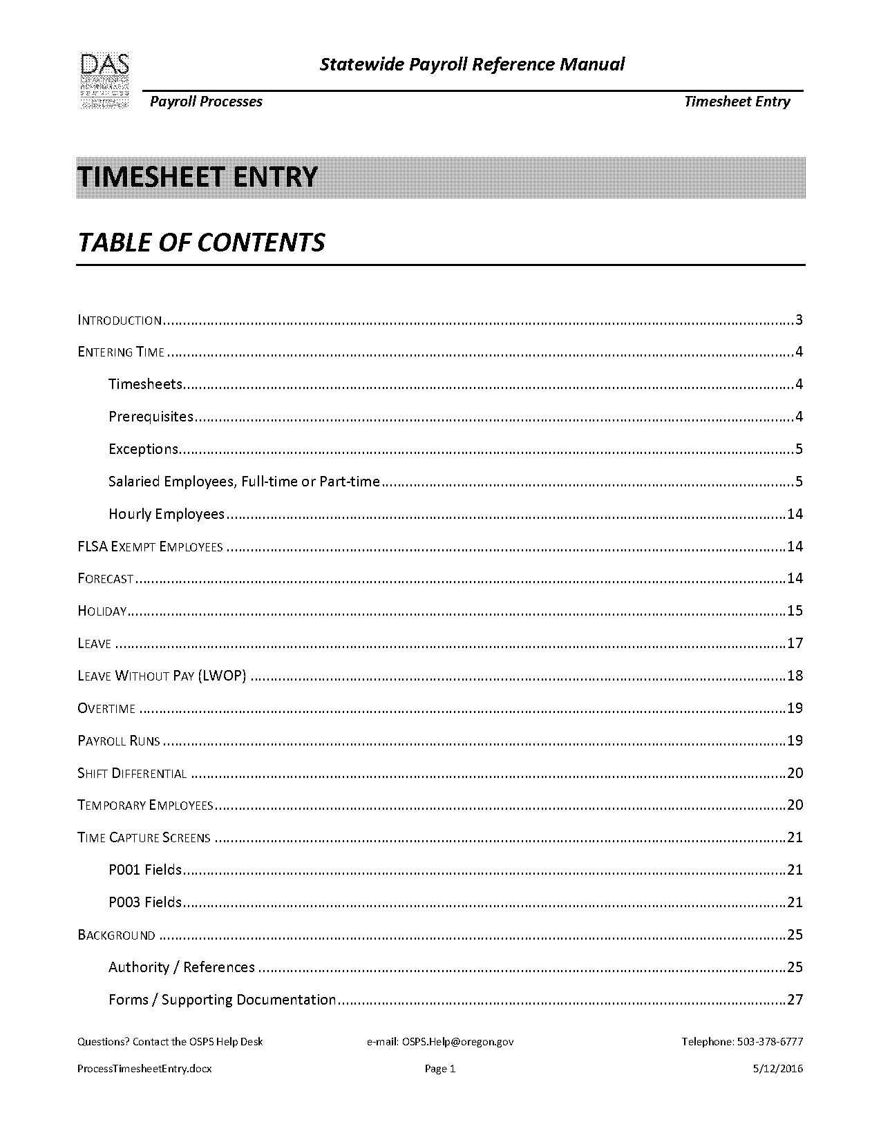 daily time card template