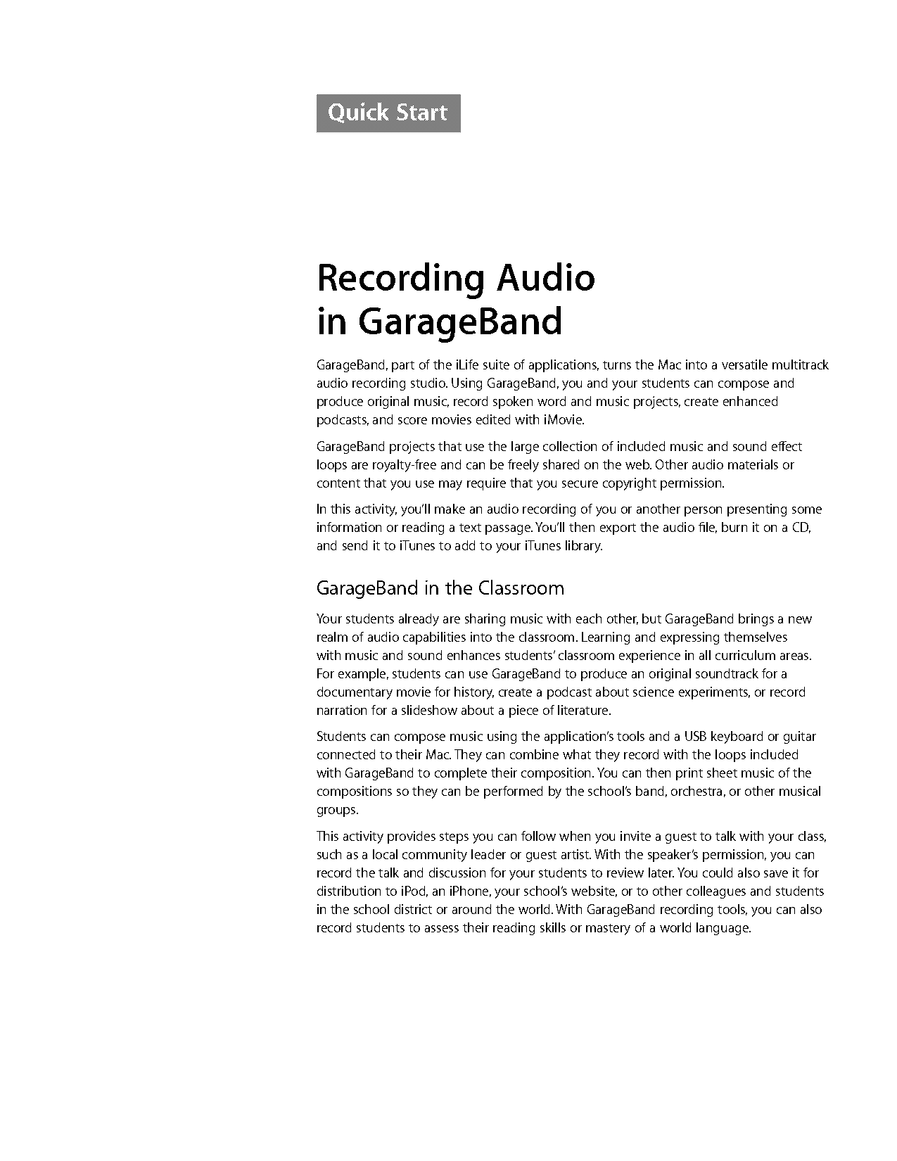 ipad record sound free