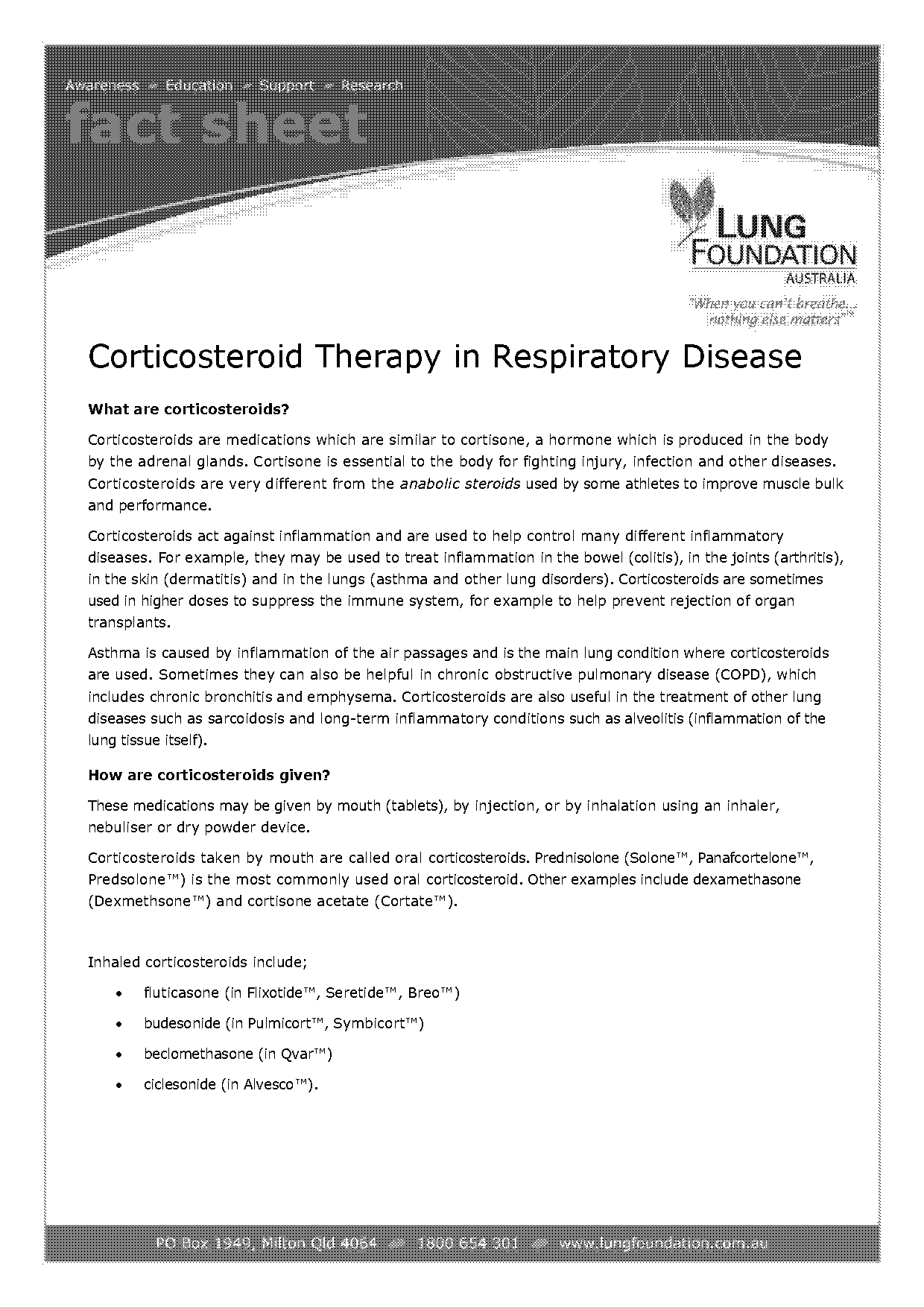 can long term prednisone cause thrush in mouth