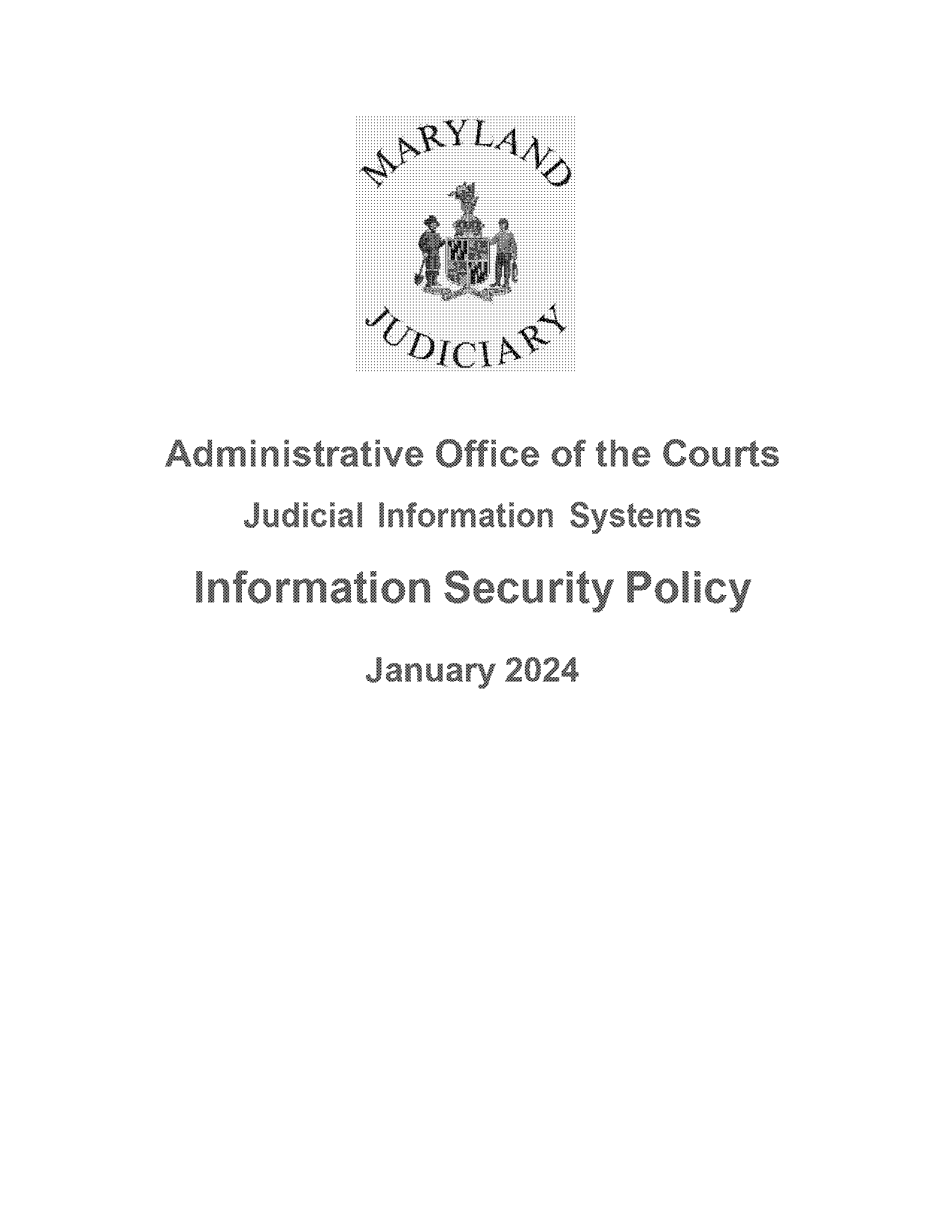 security policy in information security