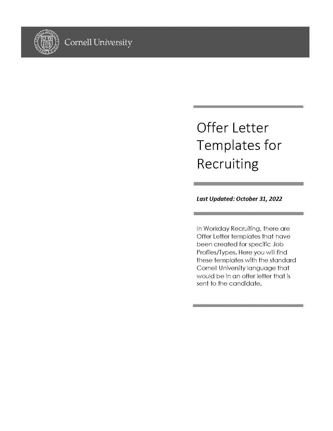 shrm offer letter templates