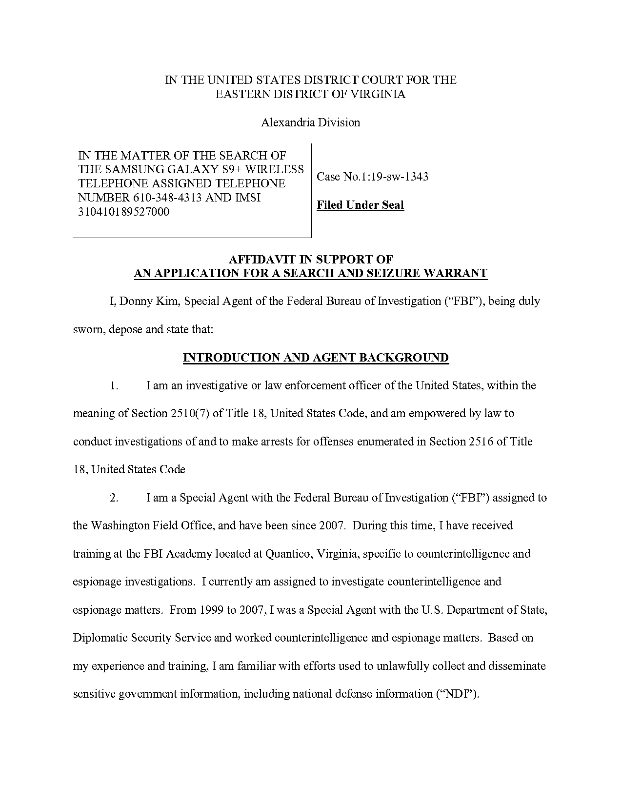 virginia search warrant affidavit form