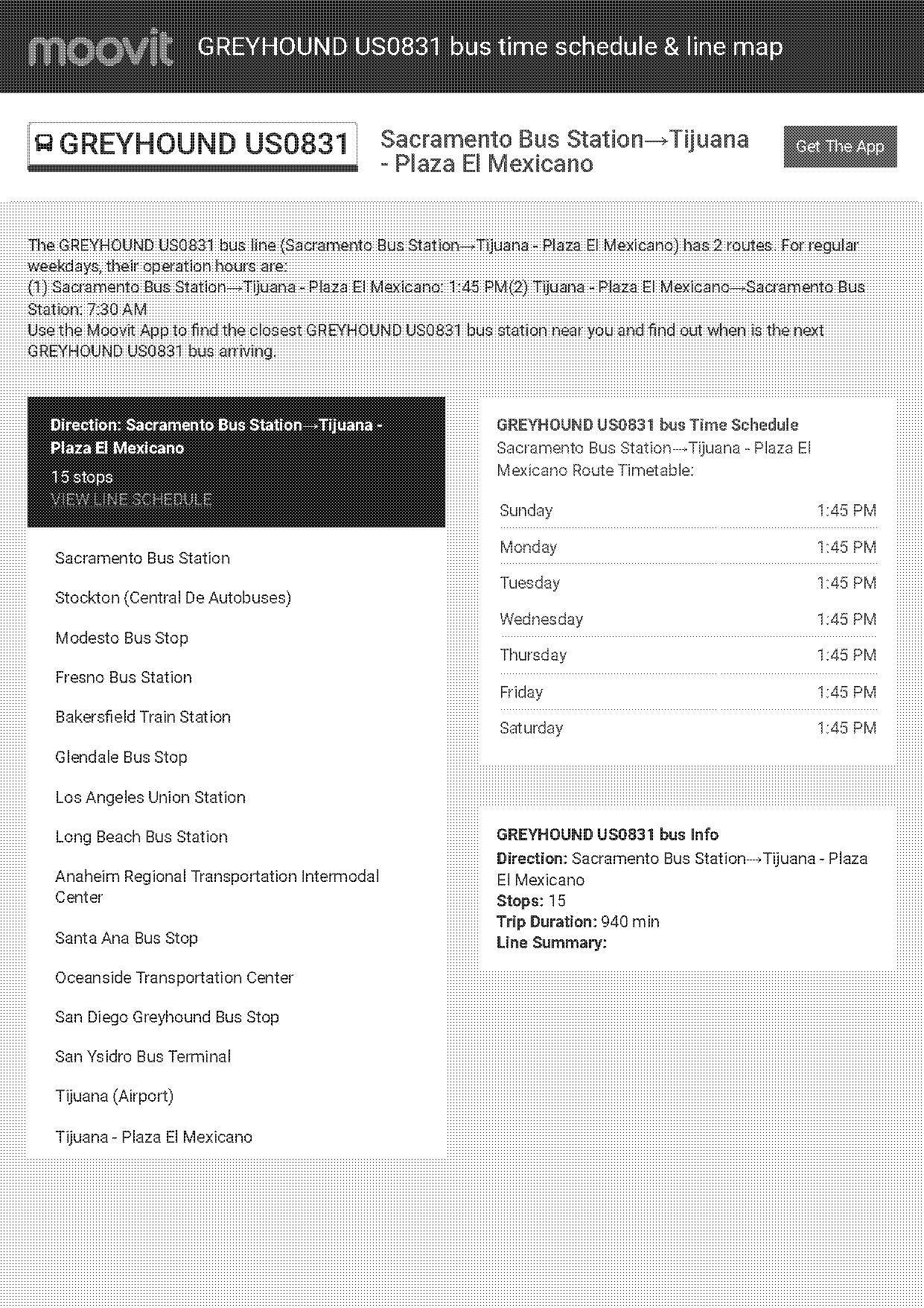 tijuana bus terminal schedule