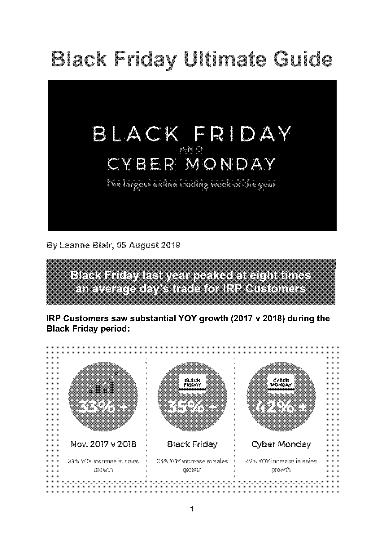 black friday shopping list template