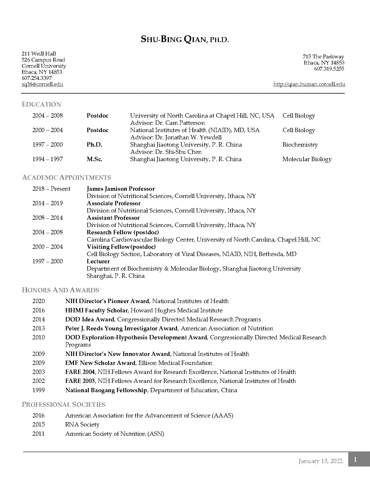 cold spring harbor asia rna modification