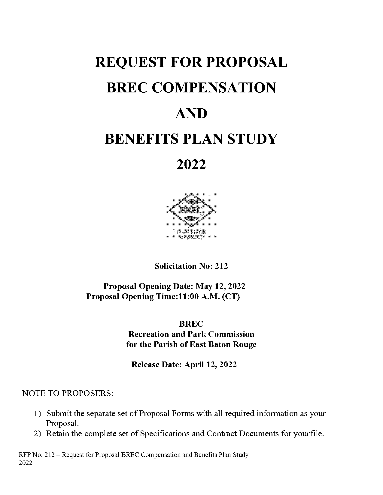 compensation and benefits plan proposal example