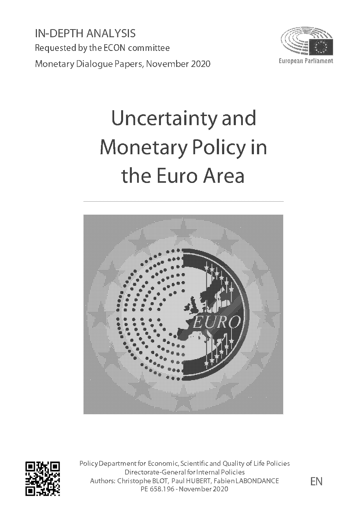 uncertainty about monetary policy