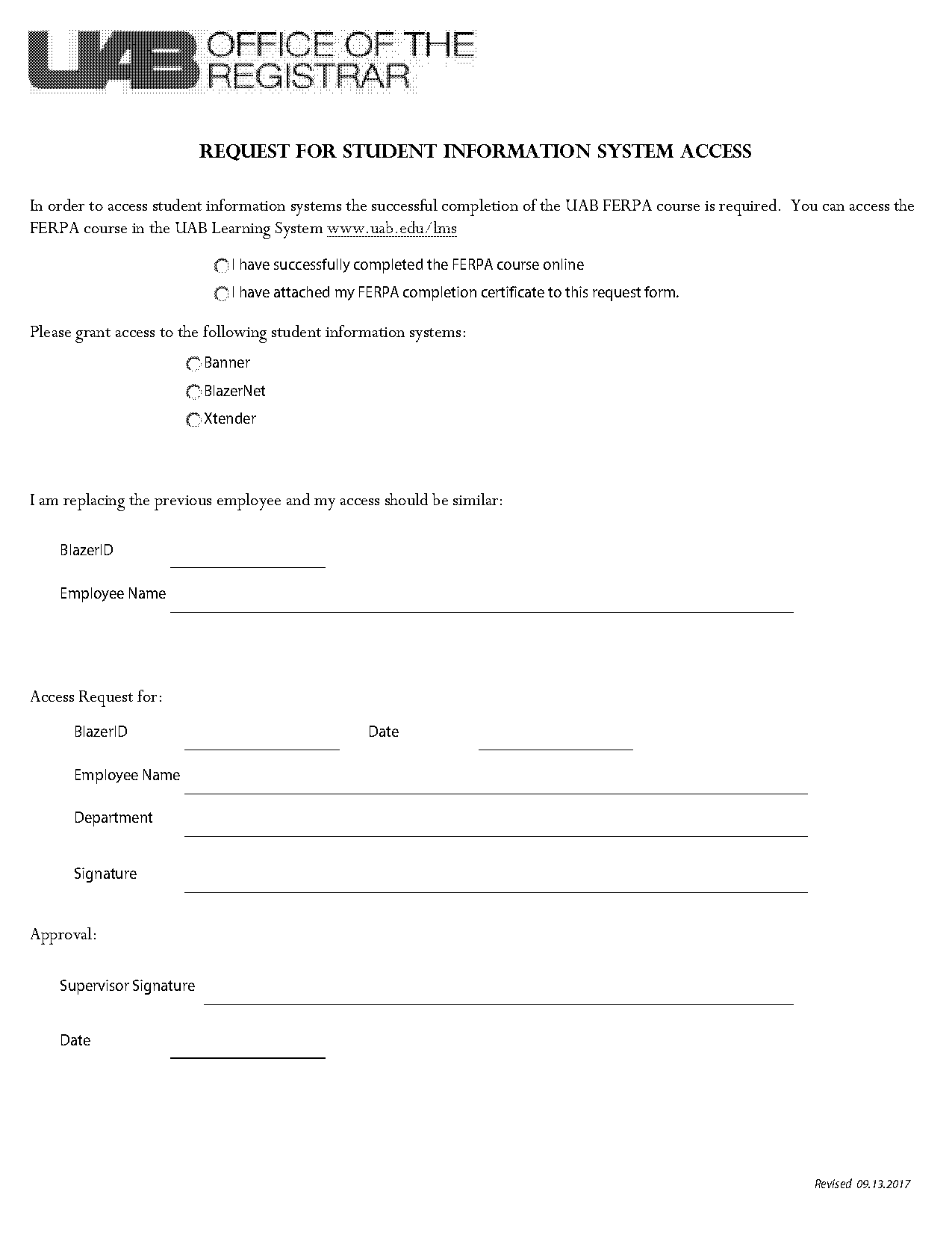 uab access control request form