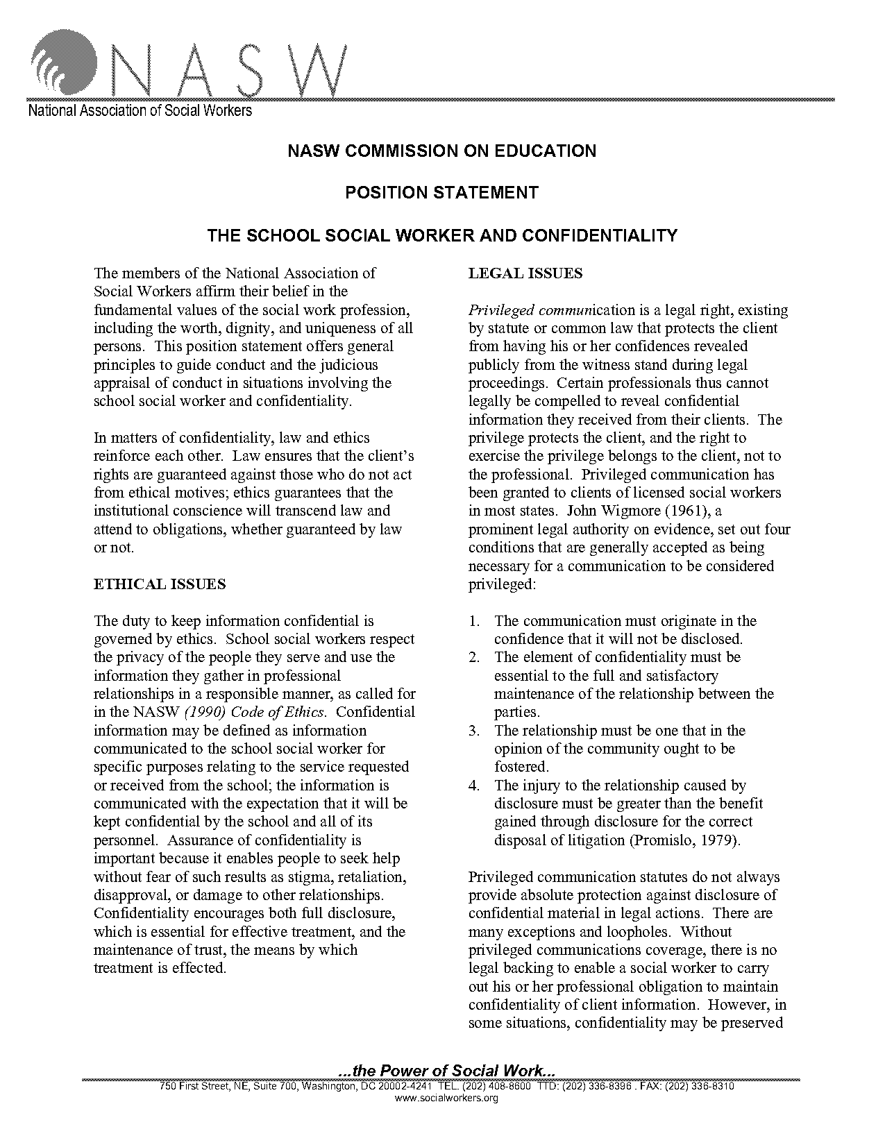 difference between witness statement and position statement