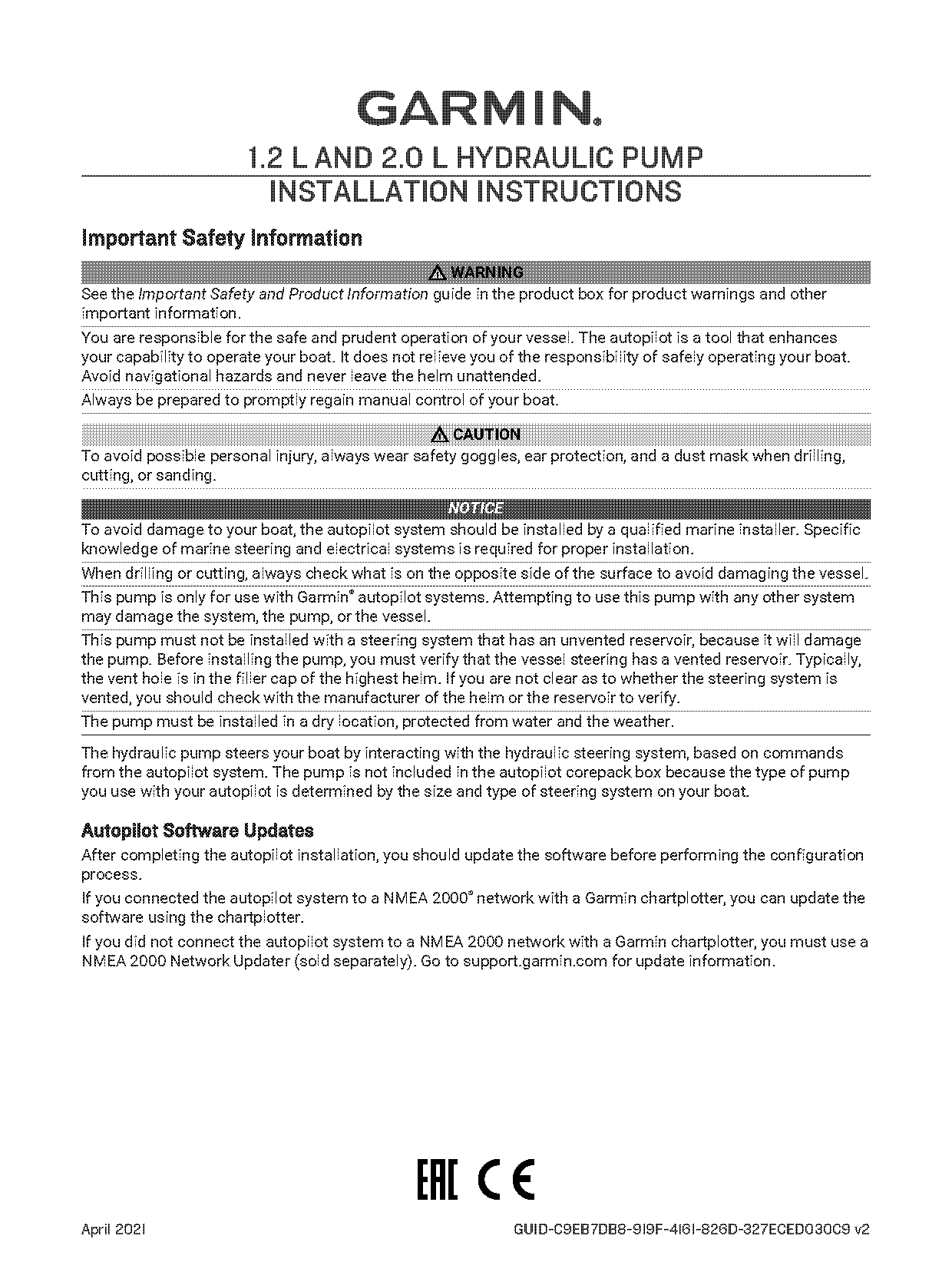 orbital steering unit assembly instructions