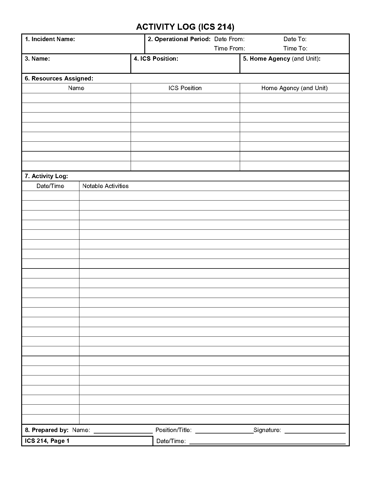 daily time card template