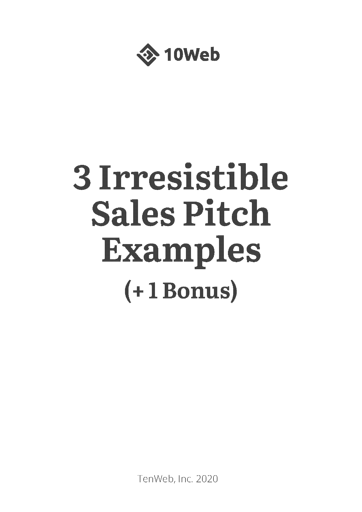 sales pitch template free download